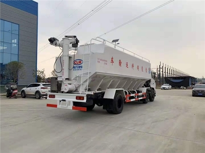 湖北隨州東風天錦30立方散裝飼料車價格與經銷商分析